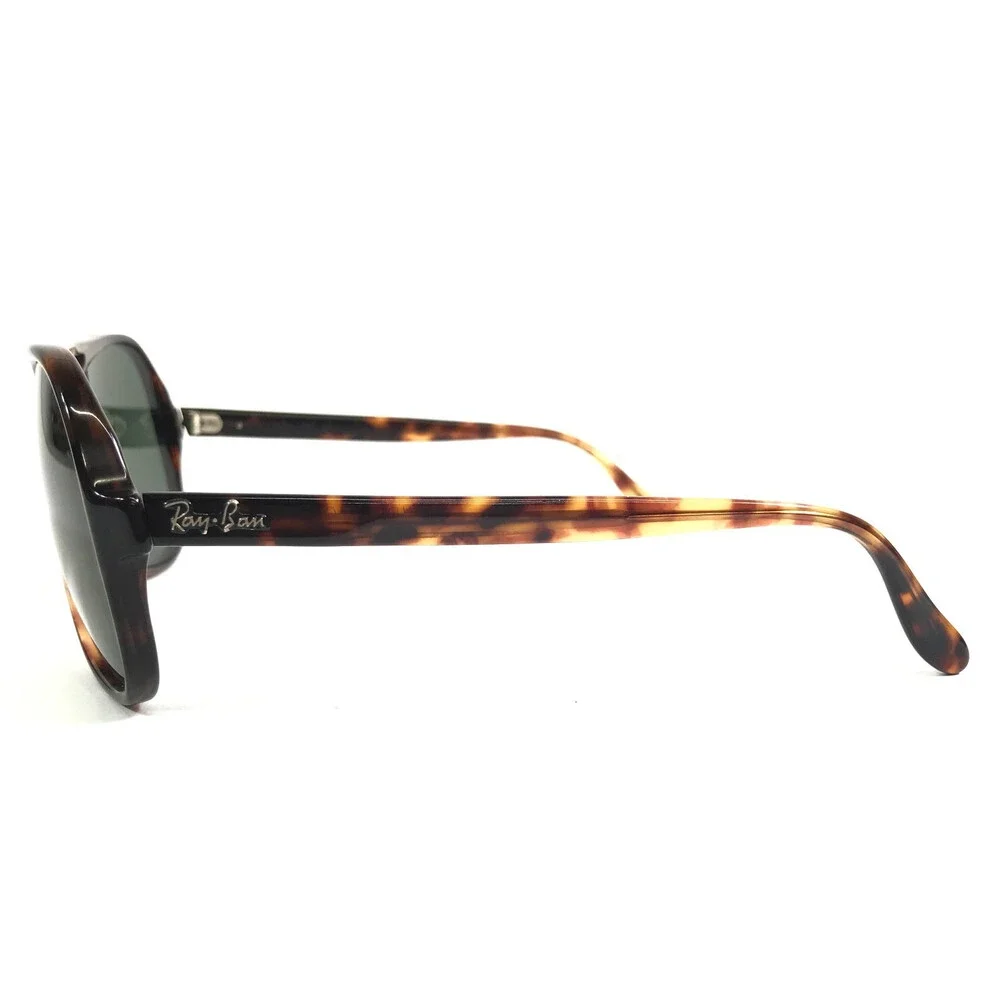 Vintage Ray-Ban B&L Sunglasses POWDERHORN Havana Tortoise Frames with Lensesw